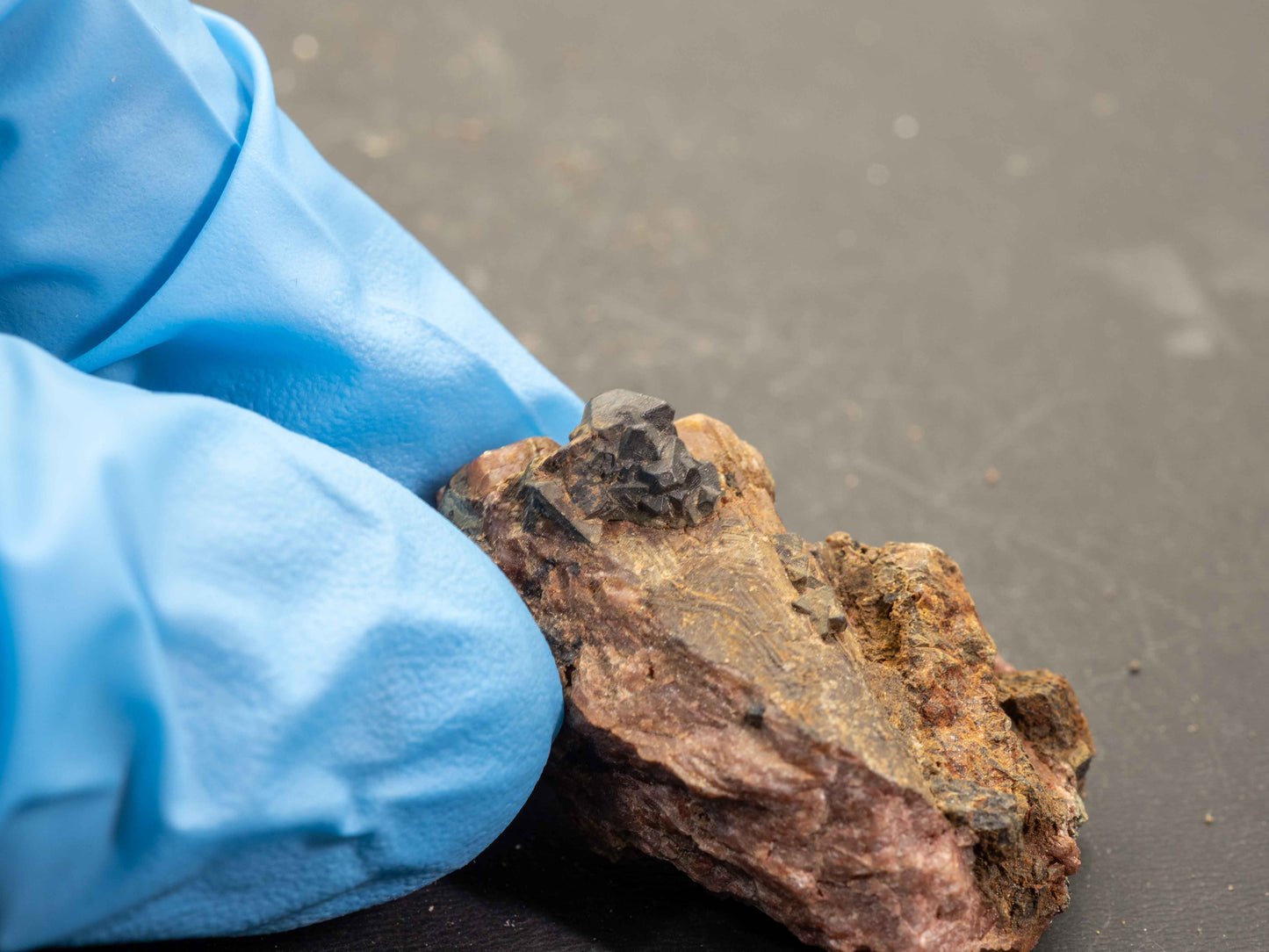 Uraninite (Crystals) — Eagles Nest Occurrence, Bancroft, Ontario