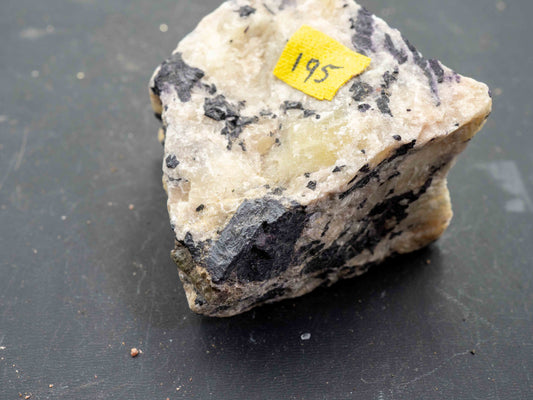 Uraninite — Cardiff Uranium Mine, Cardiff Township, Highlands East Township, Haliburton County, Ontario, Canada