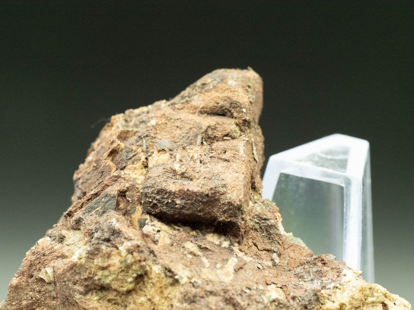 Thorite Crystal in matrix - Kemp Prospect, Cardiff, Ontario, Canada
