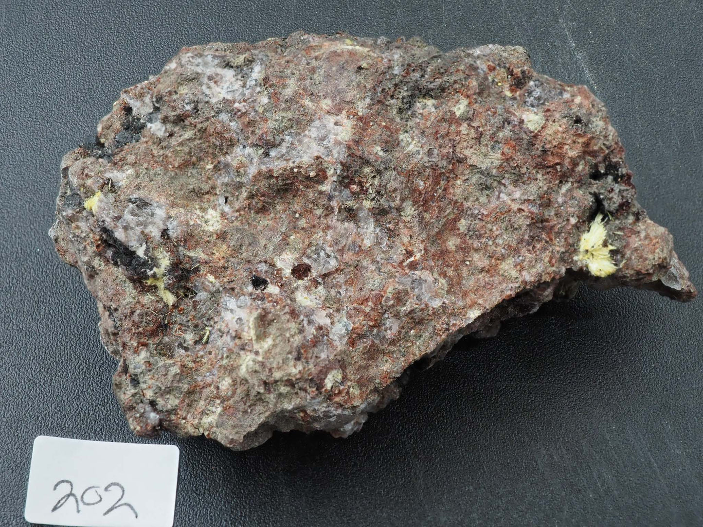 Uranophane - Madawaska (Faraday) Mine, Faraday Township, Hastings County, Ontario, Canada