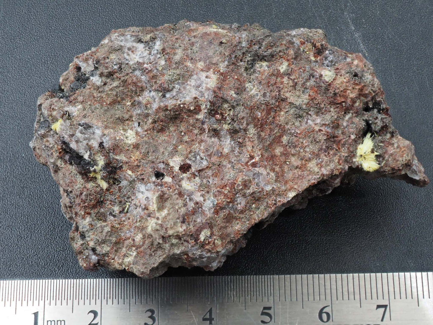 Uranophane - Madawaska (Faraday) Mine, Faraday Township, Hastings County, Ontario, Canada