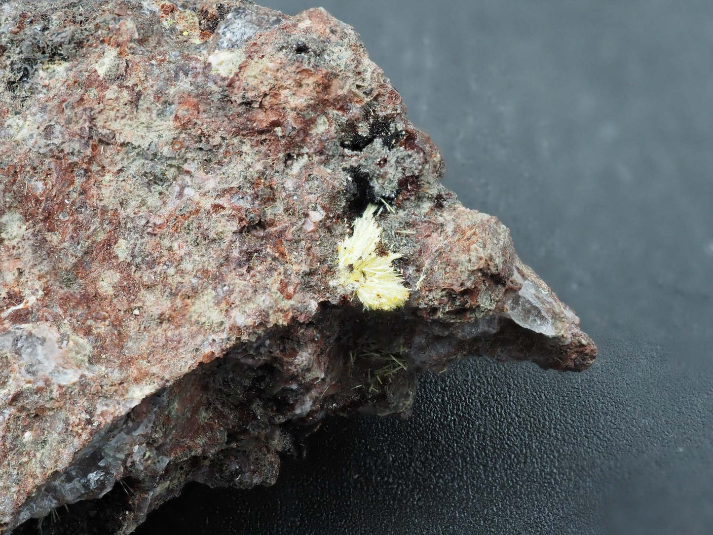 Uranophane - Madawaska (Faraday) Mine, Faraday Township, Hastings County, Ontario, Canada