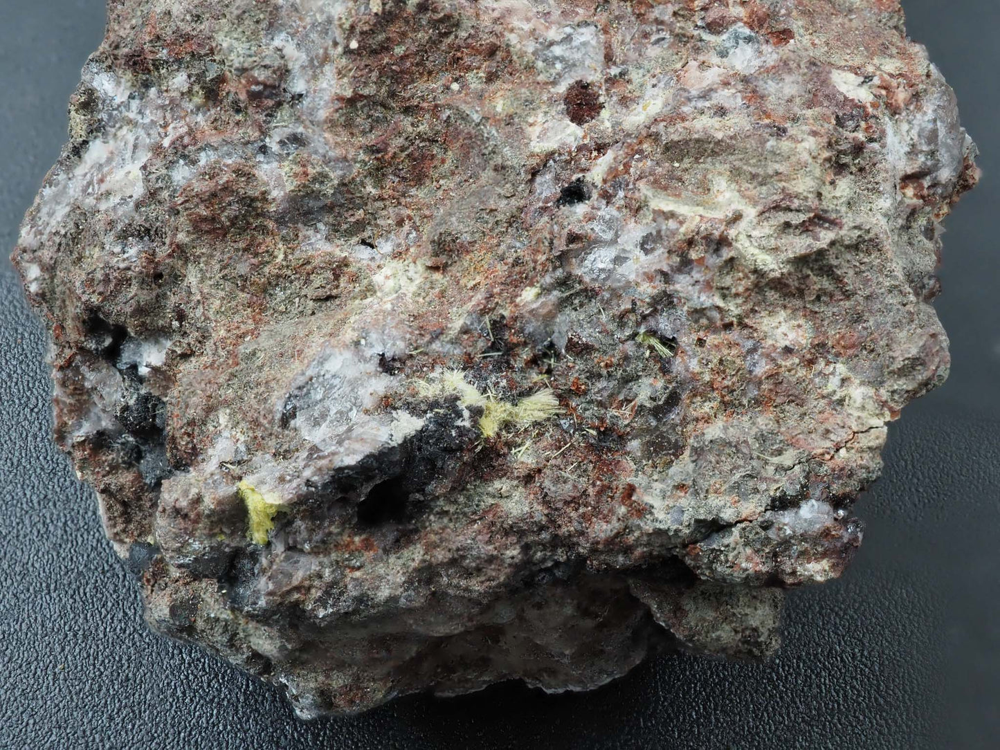 Uranophane - Madawaska (Faraday) Mine, Faraday Township, Hastings County, Ontario, Canada