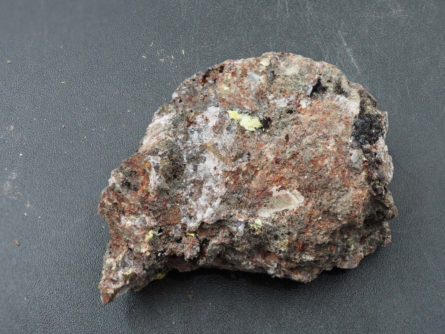 Uranophane - Madawaska (Faraday) Mine, Faraday Township, Hastings County, Ontario, Canada