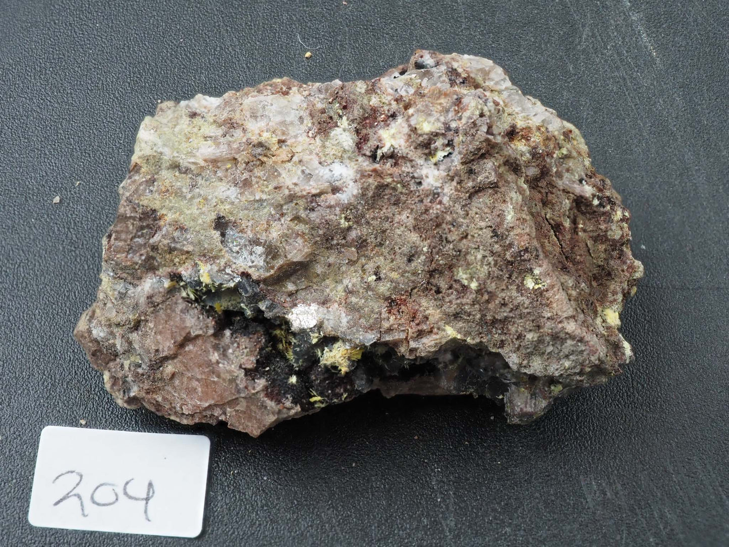 Uranophane - Madawaska (Faraday) Mine, Faraday Township, Hastings County, Ontario, Canada