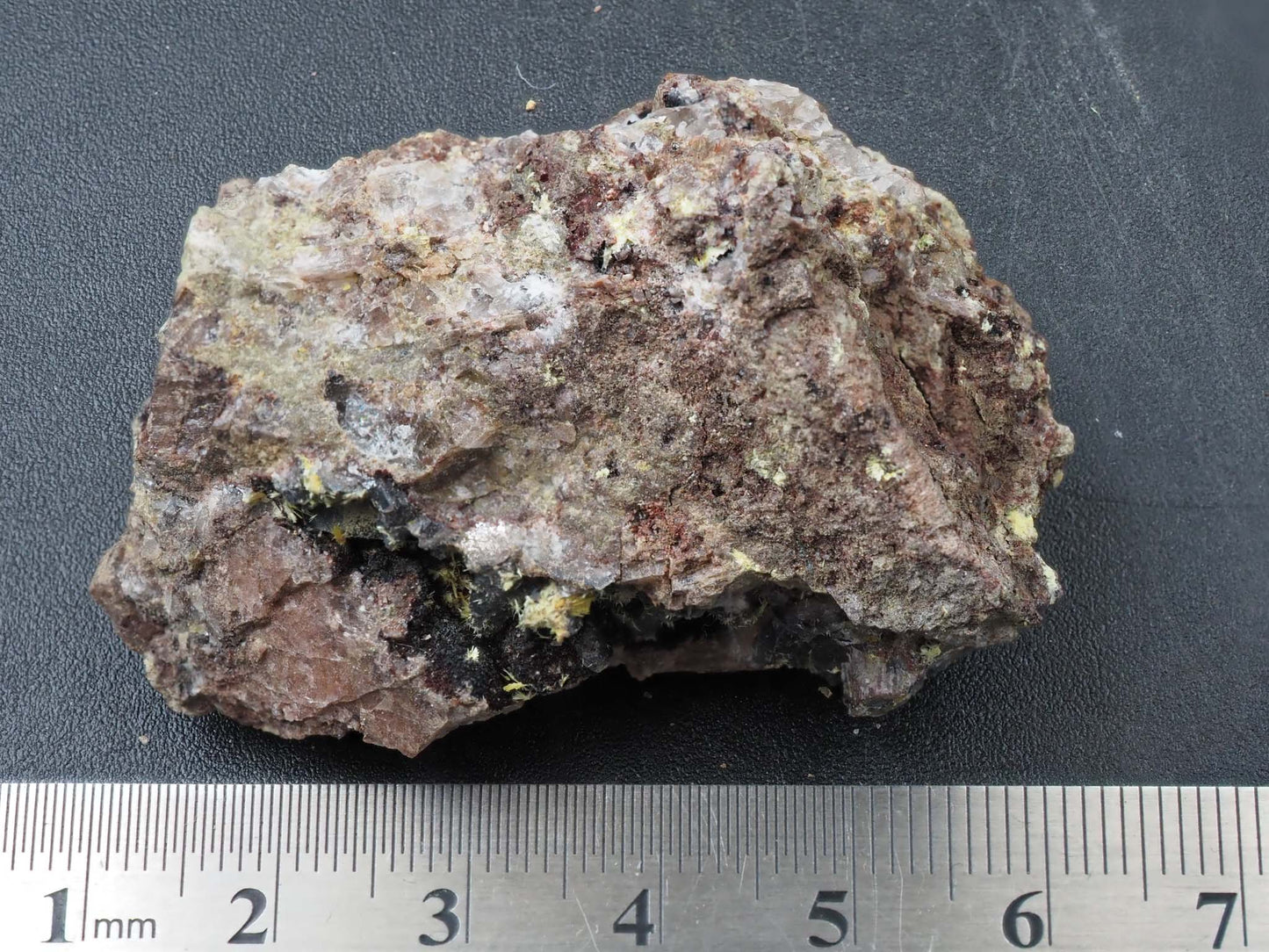 Uranophane - Madawaska (Faraday) Mine, Faraday Township, Hastings County, Ontario, Canada