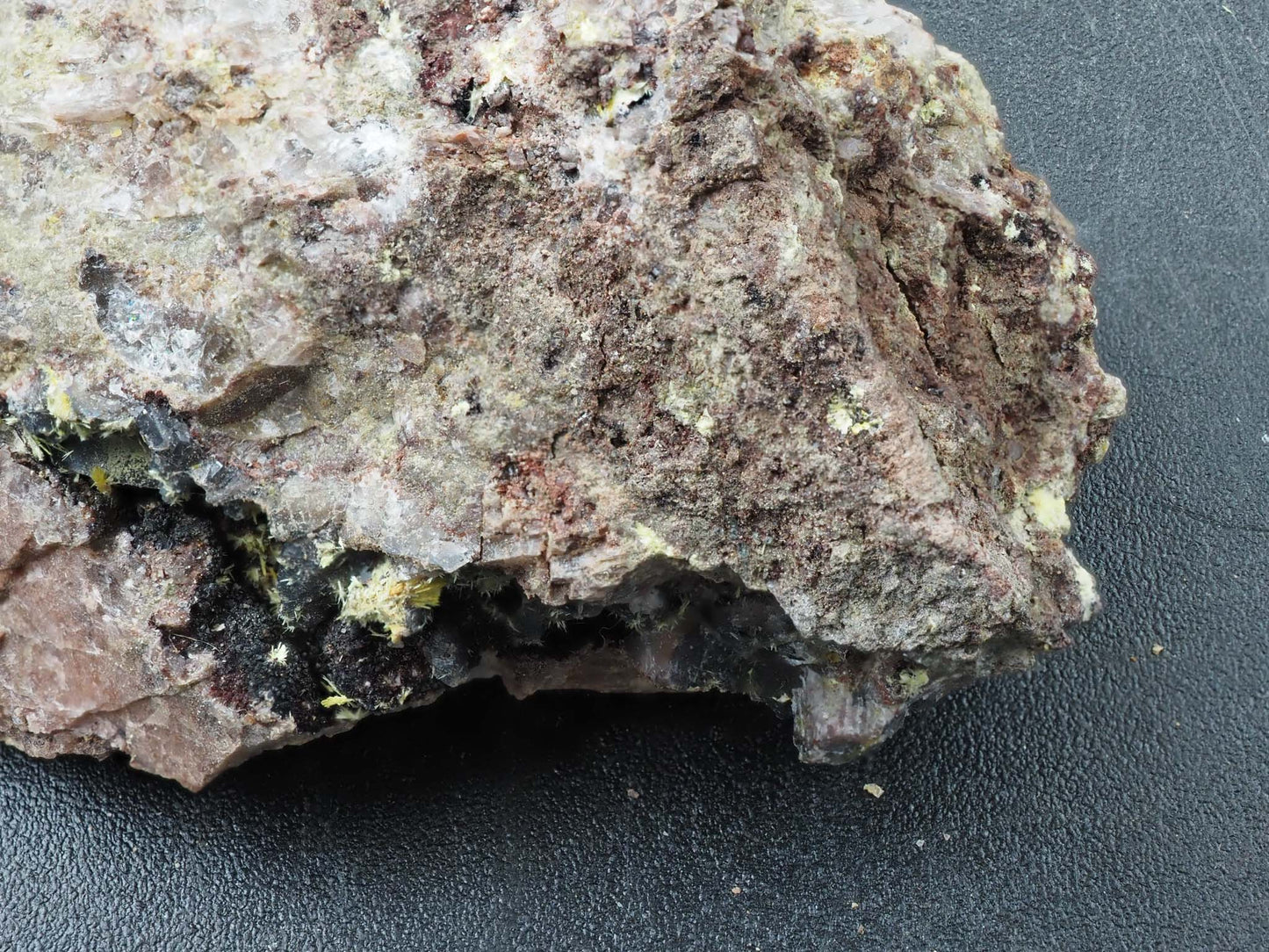 Uranophane - Madawaska (Faraday) Mine, Faraday Township, Hastings County, Ontario, Canada