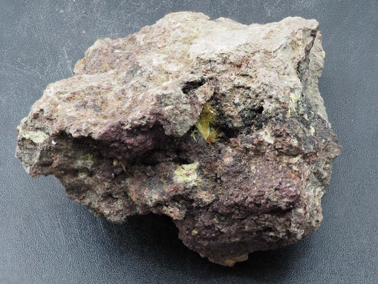 Uranophane - Madawaska (Faraday) Mine, Faraday Township, Hastings County, Ontario, Canada