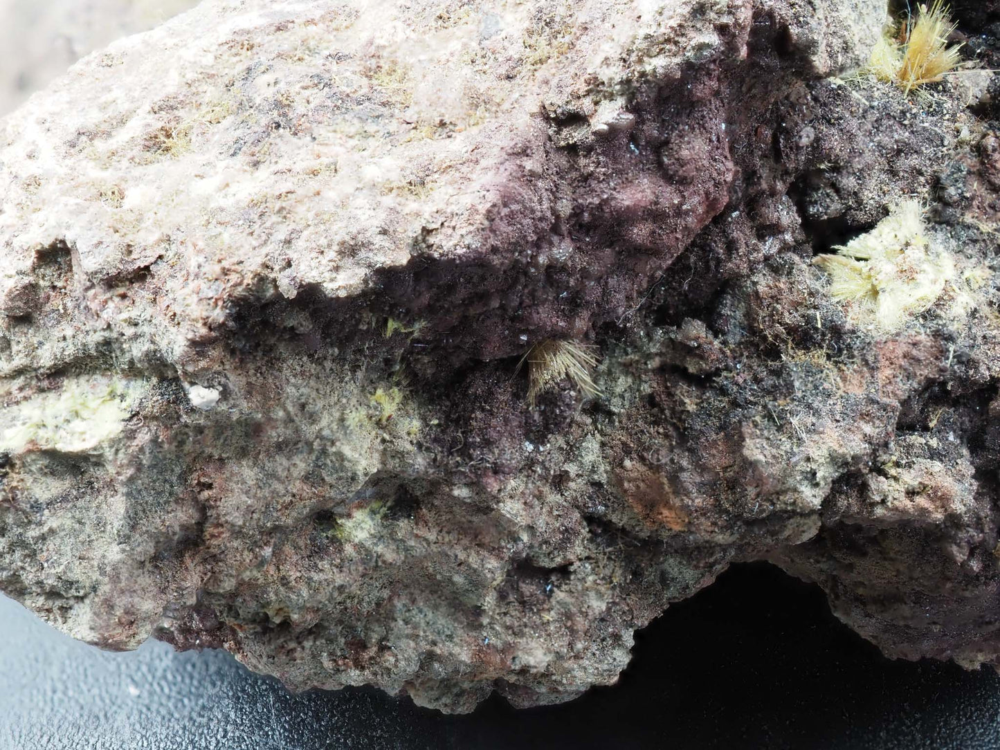 Uranophane - Madawaska (Faraday) Mine, Faraday Township, Hastings County, Ontario, Canada