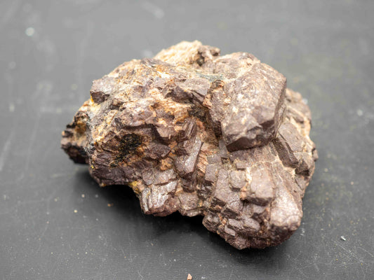 Cyrtolite (Zircon var.) — Massive Crystals | MacDonald Mine, Hybla, Monteagle Township, Hastings County, Ontario