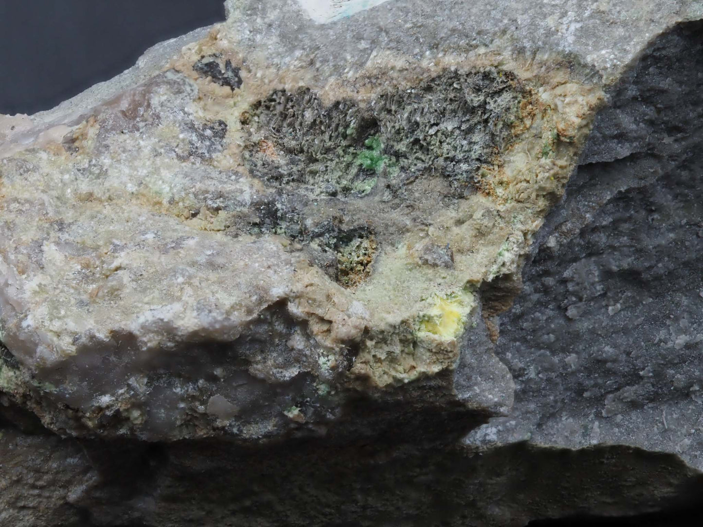 Torbernite & Urancalcarite -  Musonoi Mine, Kolwezi, Kolwezi mining district, Mutshatsha, Lualaba, DR Congo