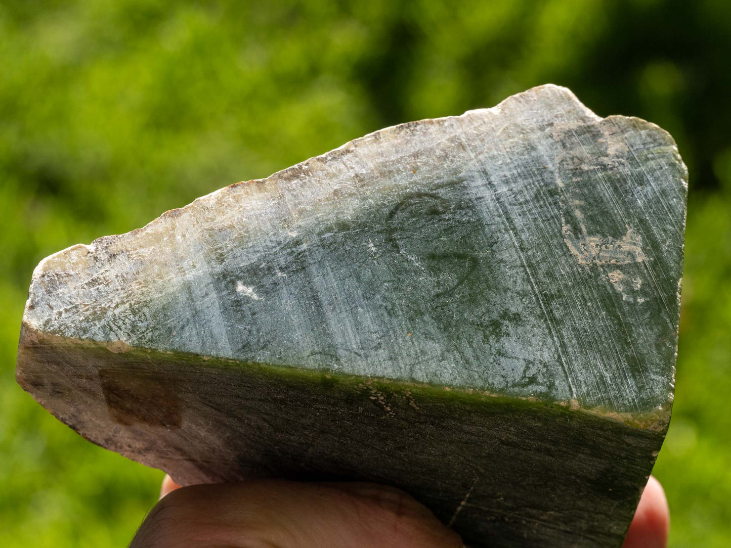 Canadian Nephrite Jade - Cassiar Mountains, British Columbia, Canada