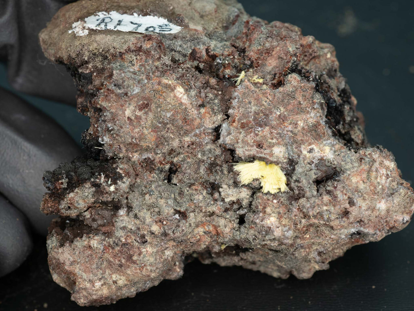 Uranophane - Madawaska (Faraday) Mine, Faraday Township, Hastings County, Ontario, Canada