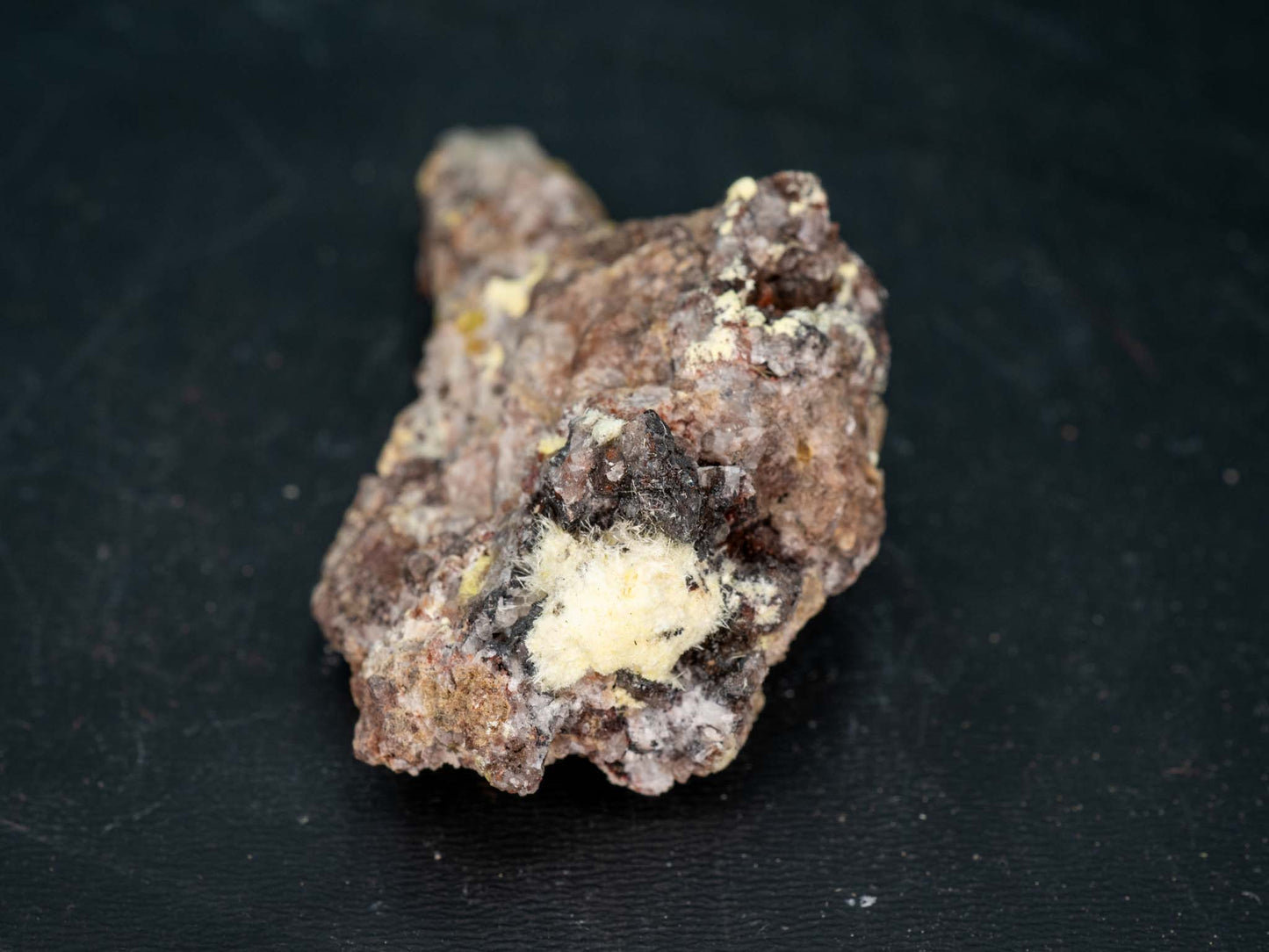 Uranophane - Madawaska (Faraday) Mine, Faraday Township, Hastings County, Ontario, Canada