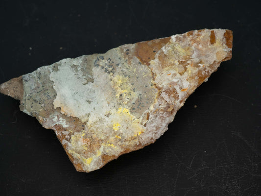 Boltwoodite, Asbolane & Birnessite - Jomac Mine, San Juan, Utah (ex. Patrick Haynes col.)