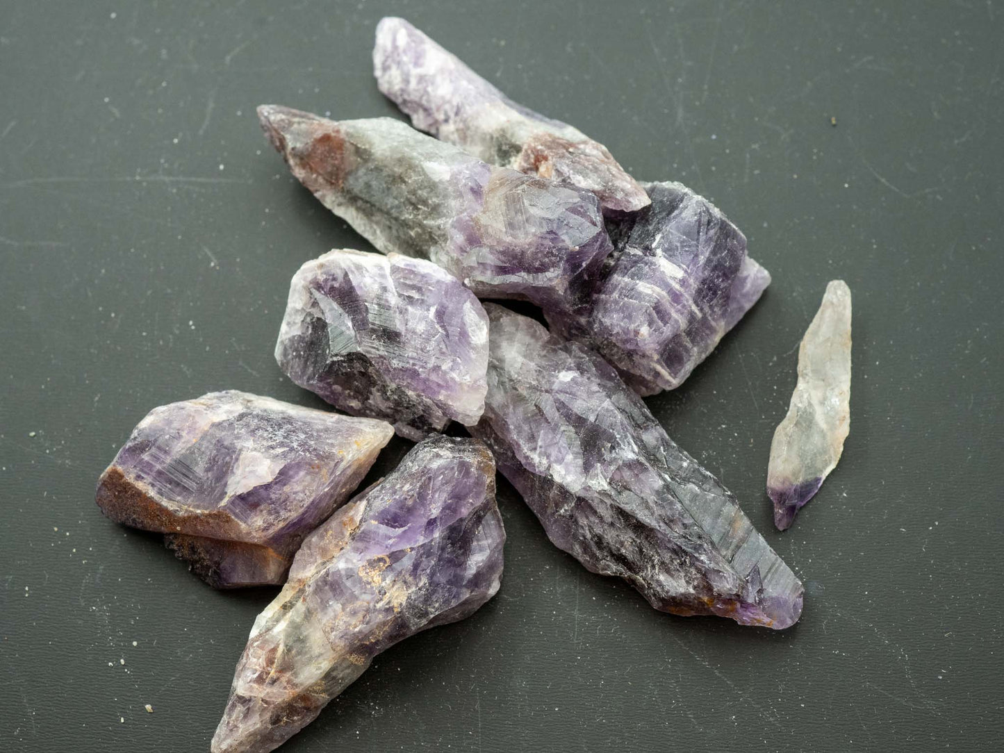 "Laser" Amethyst Crystal lot - Rio Grande Del Sol, Brazil (92 grams)