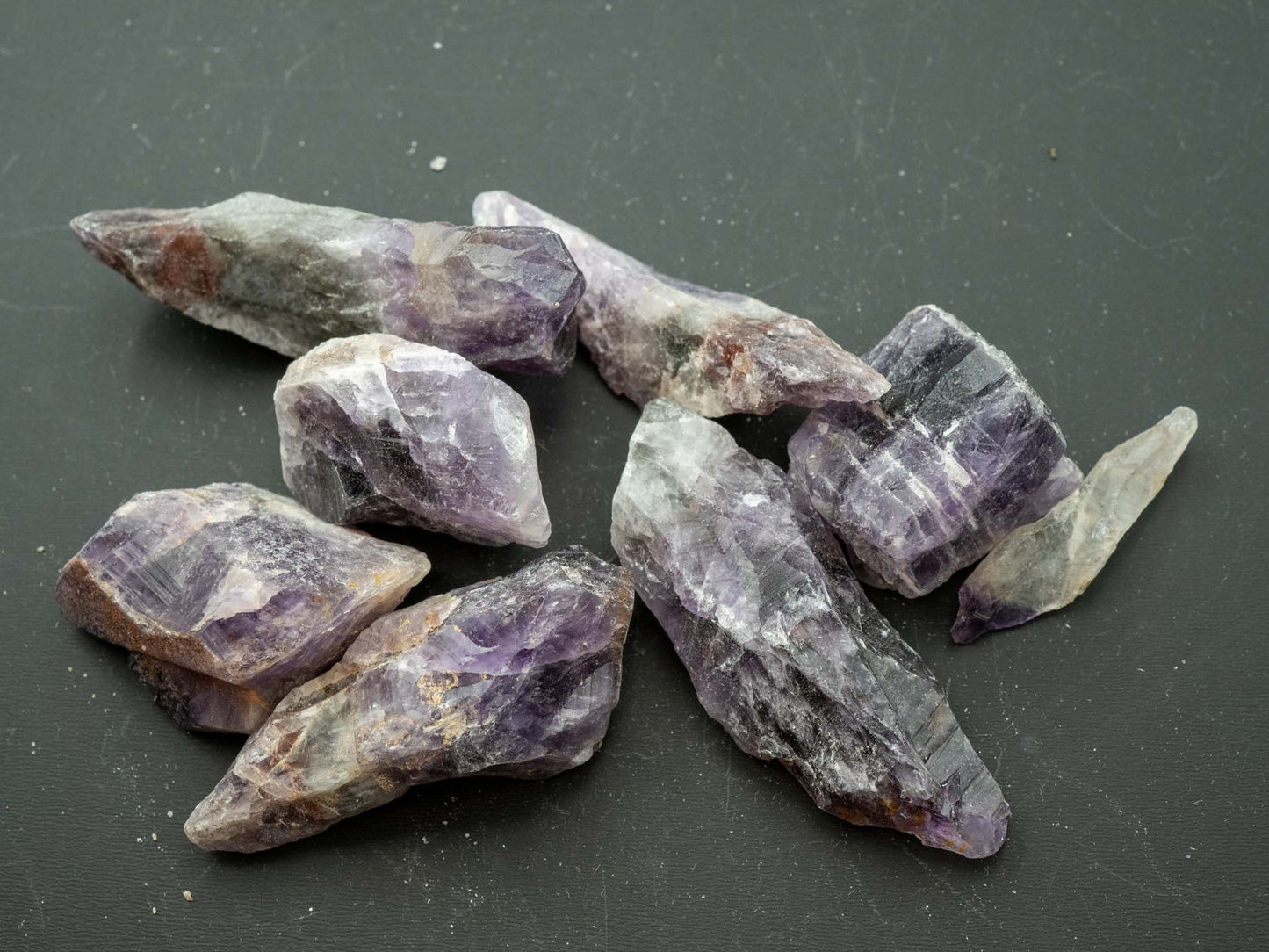 "Laser" Amethyst Crystal lot - Rio Grande Del Sol, Brazil (92 grams)