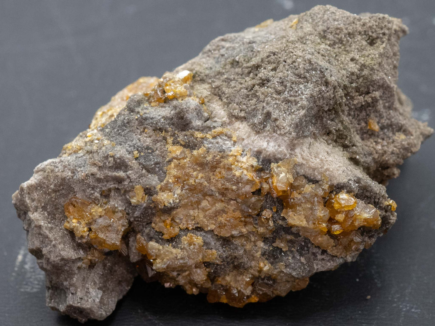 Sphalerite - Flamborough (Flamboro) Quarry,  West Flamborough Township, Hamilton, Ontario, Canada