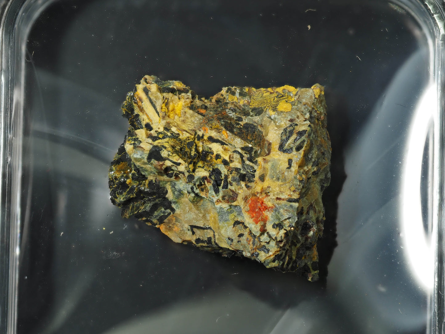 Uraninite & Fourmarieite - Ruggles Mine, Grafton County, New Hampshire, USA
