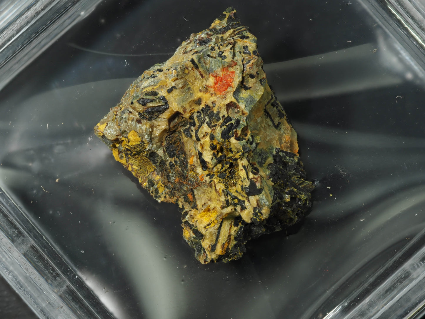 Uraninite & Fourmarieite - Ruggles Mine, Grafton County, New Hampshire, USA