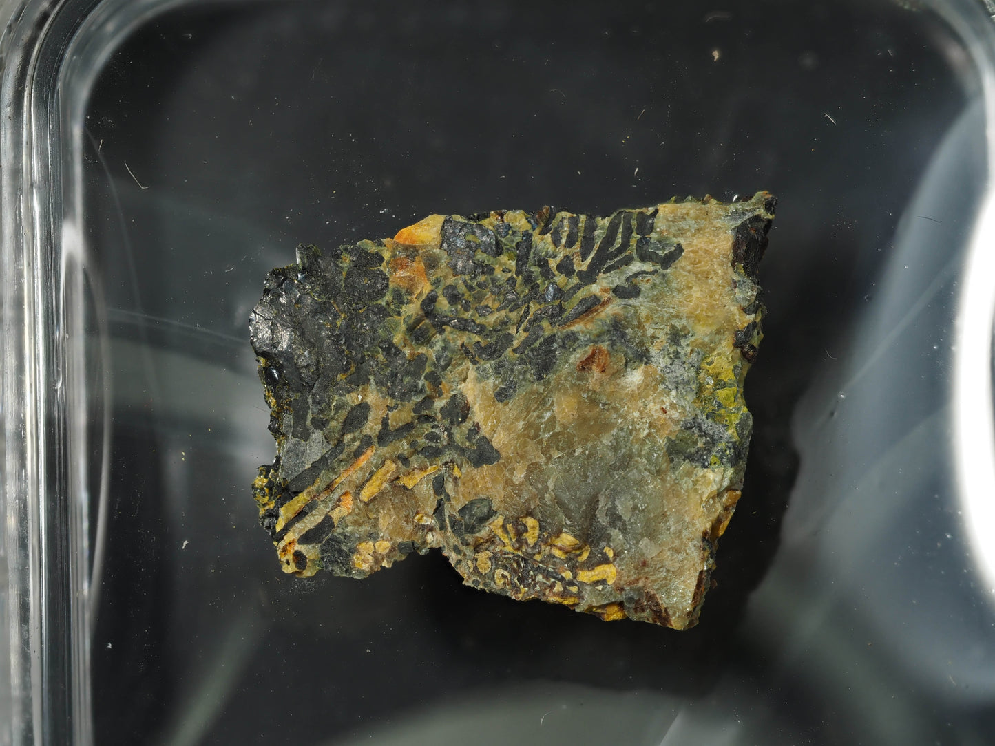 Uraninite & Fourmarieite - Ruggles Mine, Grafton County, New Hampshire, USA