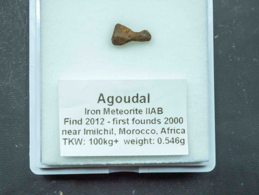 Agoudal — Iron Meteorite (IIAB) (0.546 grams)
