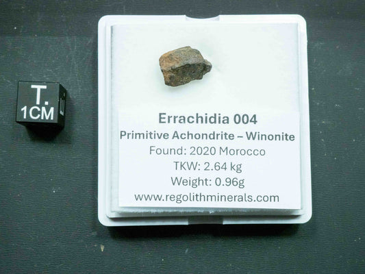 Errachidia 004 — Winonaite (Primitive Achondrite) (0.96 grams)