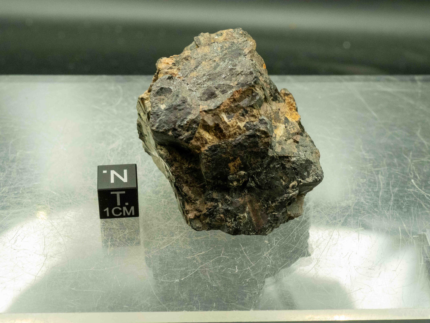 Fergusonite-(Y) — J.G. Gole Quarry, Murchison Township, Nipissing District, Ontario