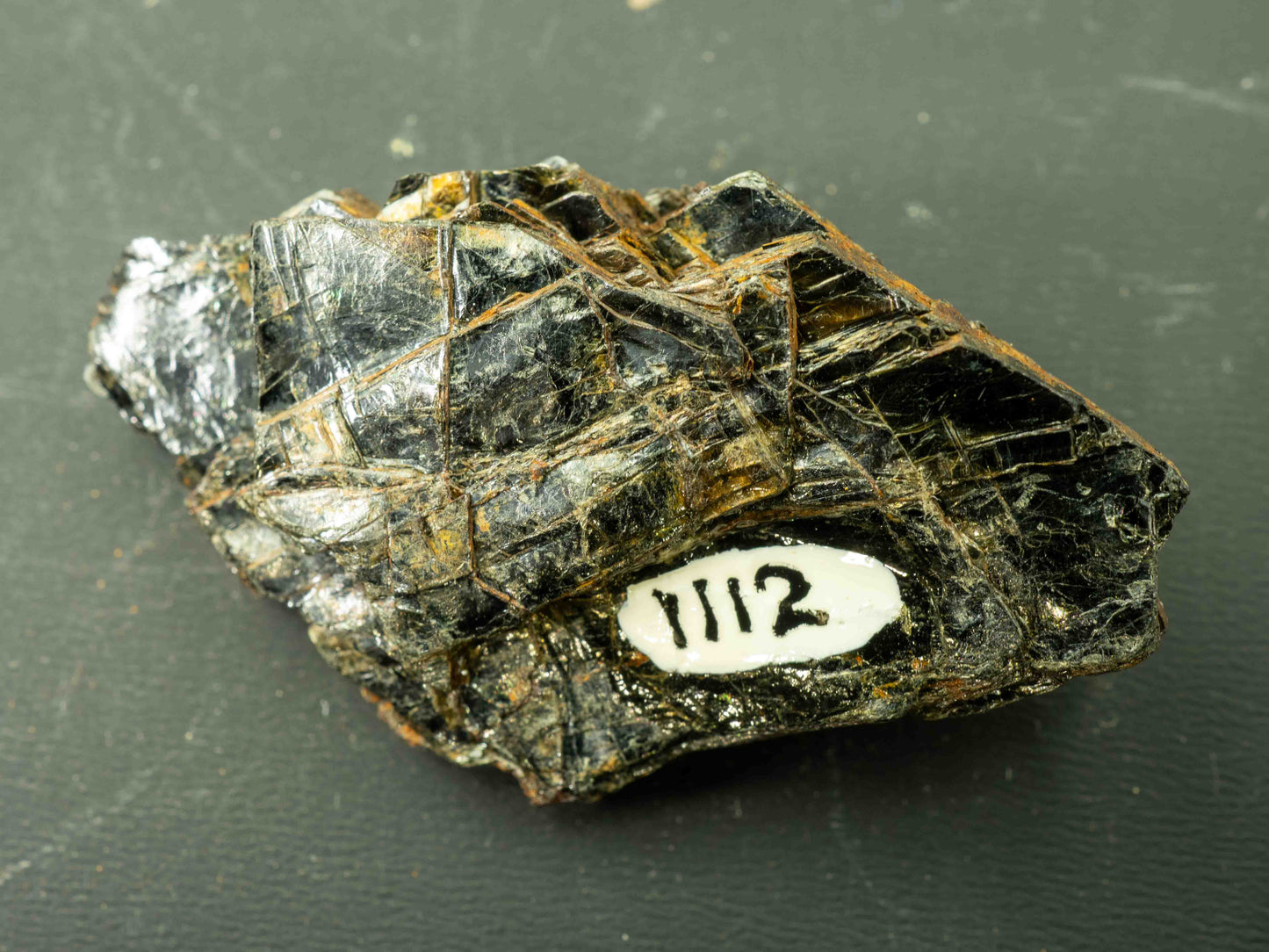 Thorite var. Thorogummite on Ferrian Annite — Suishoyama Pegmatite, Iizaka Village, Fukushima Prefecture, Japan