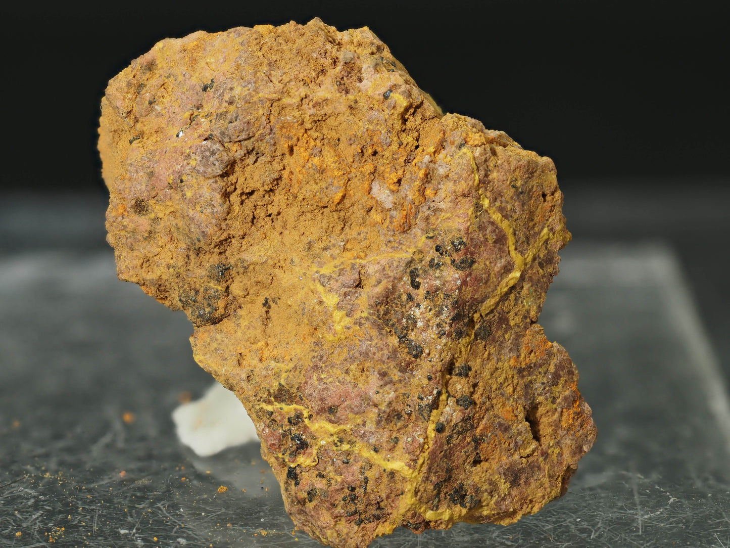 Uraninite & Curite - Shinkolobwe Mine, Shinkolobwe, Kambove Territory, Haut-Katanga, DR Congo