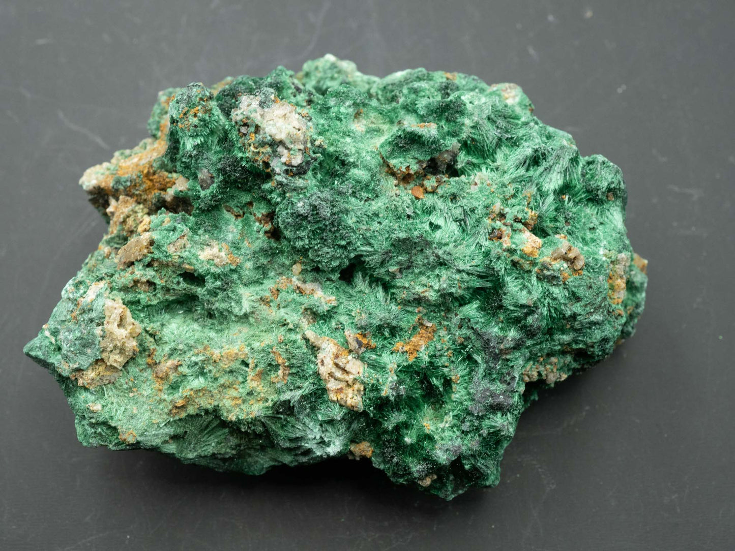 Fibrous Malachite - Mashamba West Mine, Sicomines copper-cobalt project, Mutshatsha, Lualaba, DR Congo