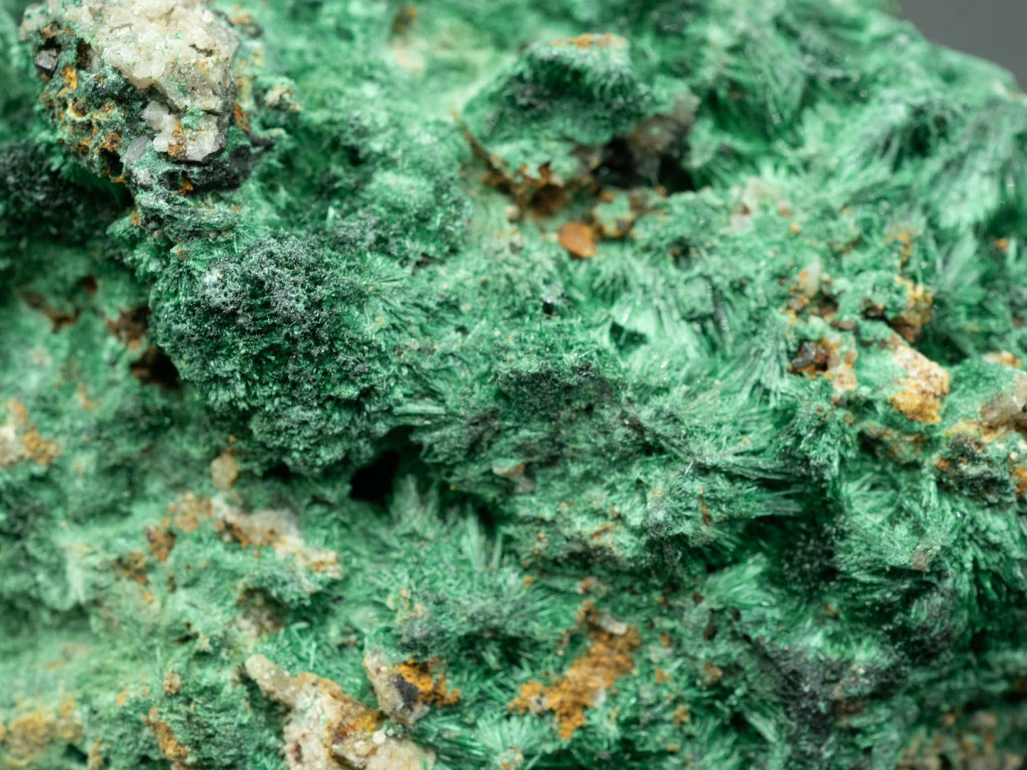 Fibrous Malachite - Mashamba West Mine, Sicomines copper-cobalt project, Mutshatsha, Lualaba, DR Congo