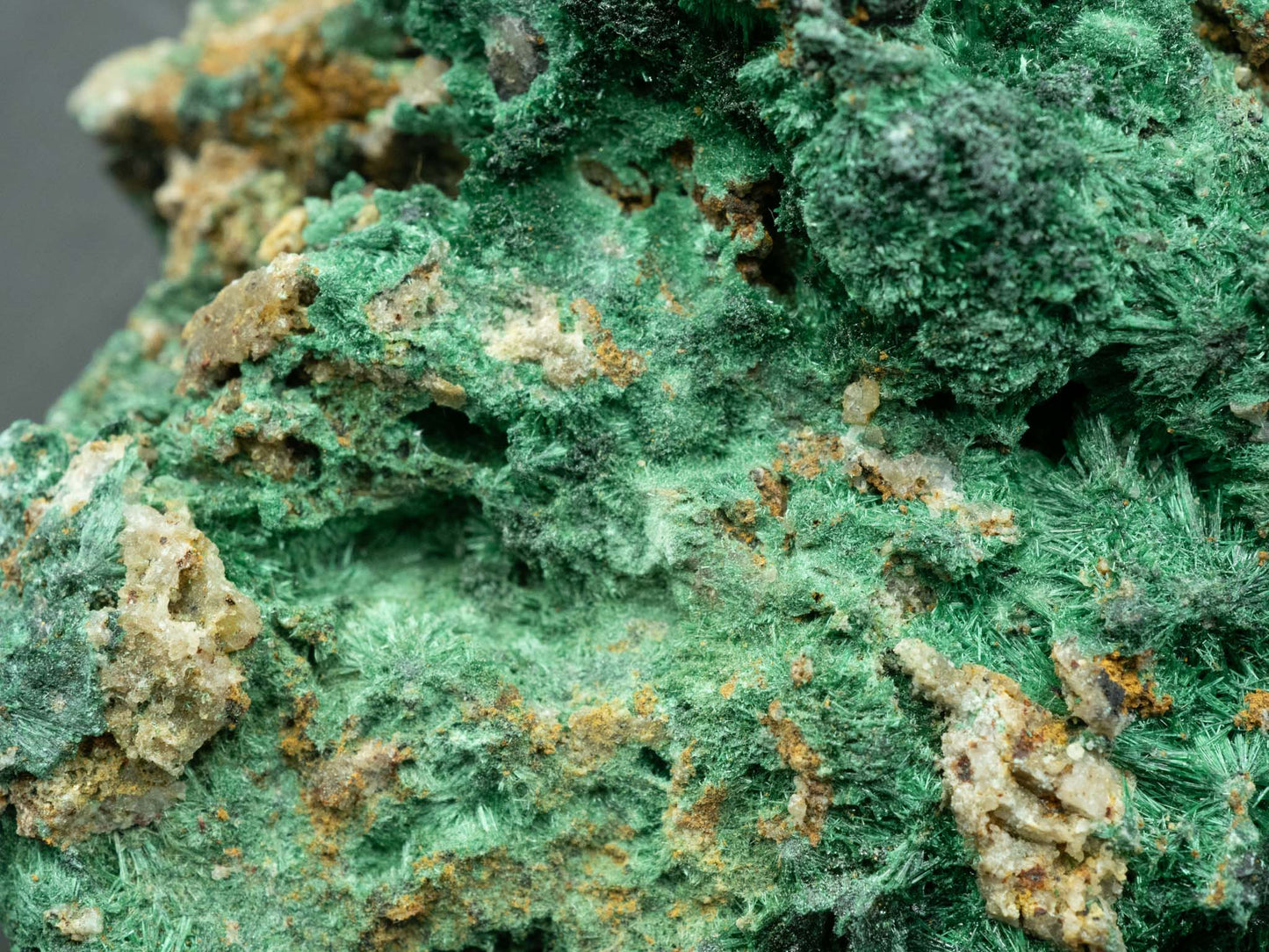 Fibrous Malachite - Mashamba West Mine, Sicomines copper-cobalt project, Mutshatsha, Lualaba, DR Congo