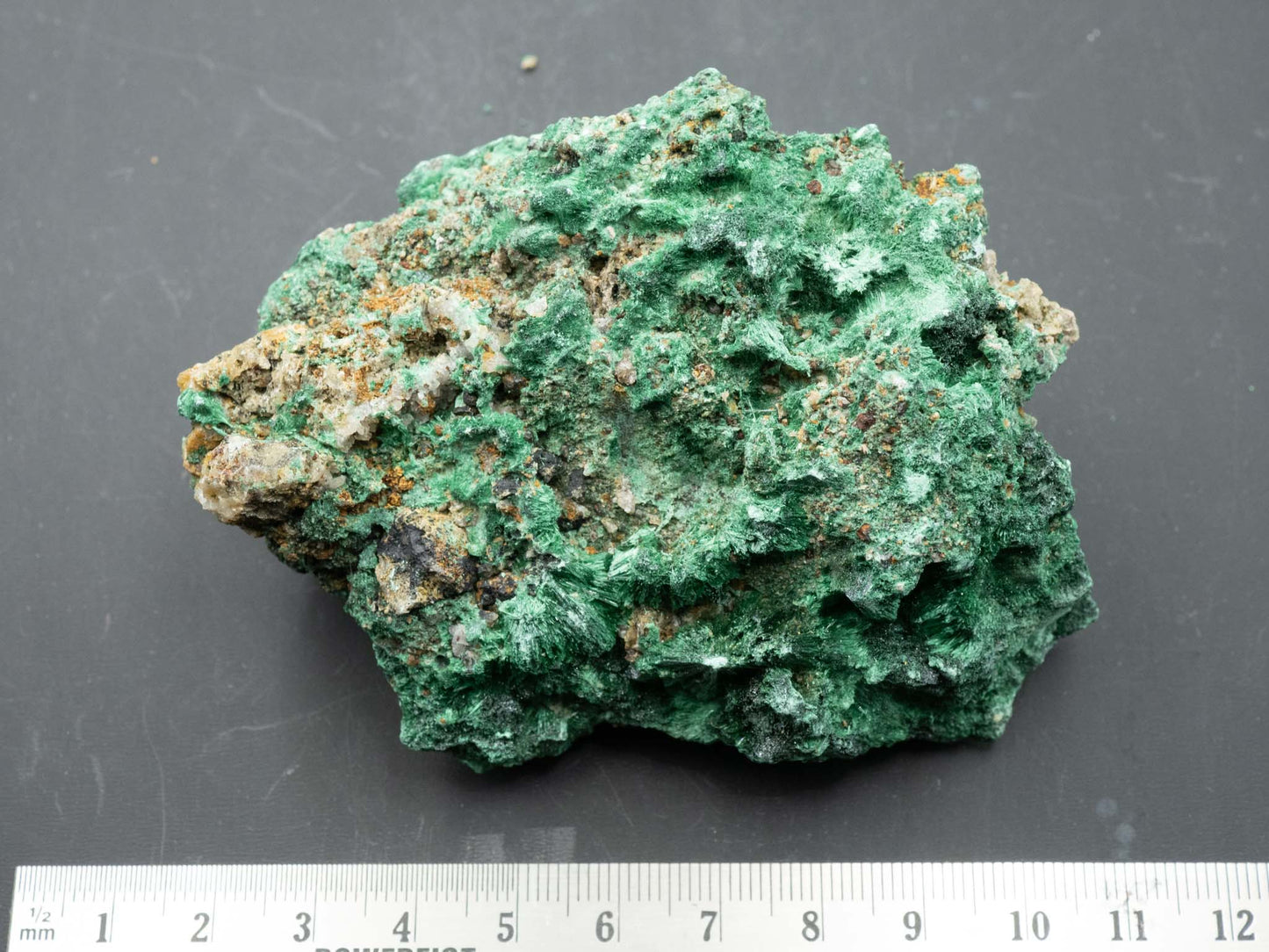 Fibrous Malachite - Mashamba West Mine, Sicomines copper-cobalt project, Mutshatsha, Lualaba, DR Congo