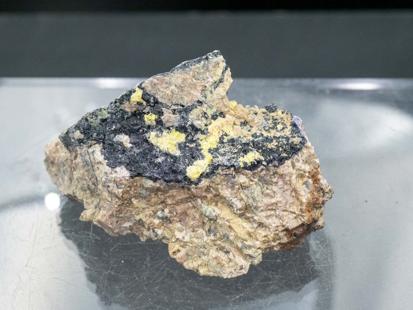 Autunite & Antozonite - Marienschacht Mine, Wolsendorf, Bavaria, Germany