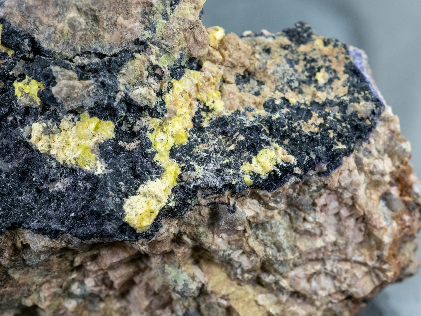 Autunite & Antozonite - Marienschacht Mine, Wolsendorf, Bavaria, Germany