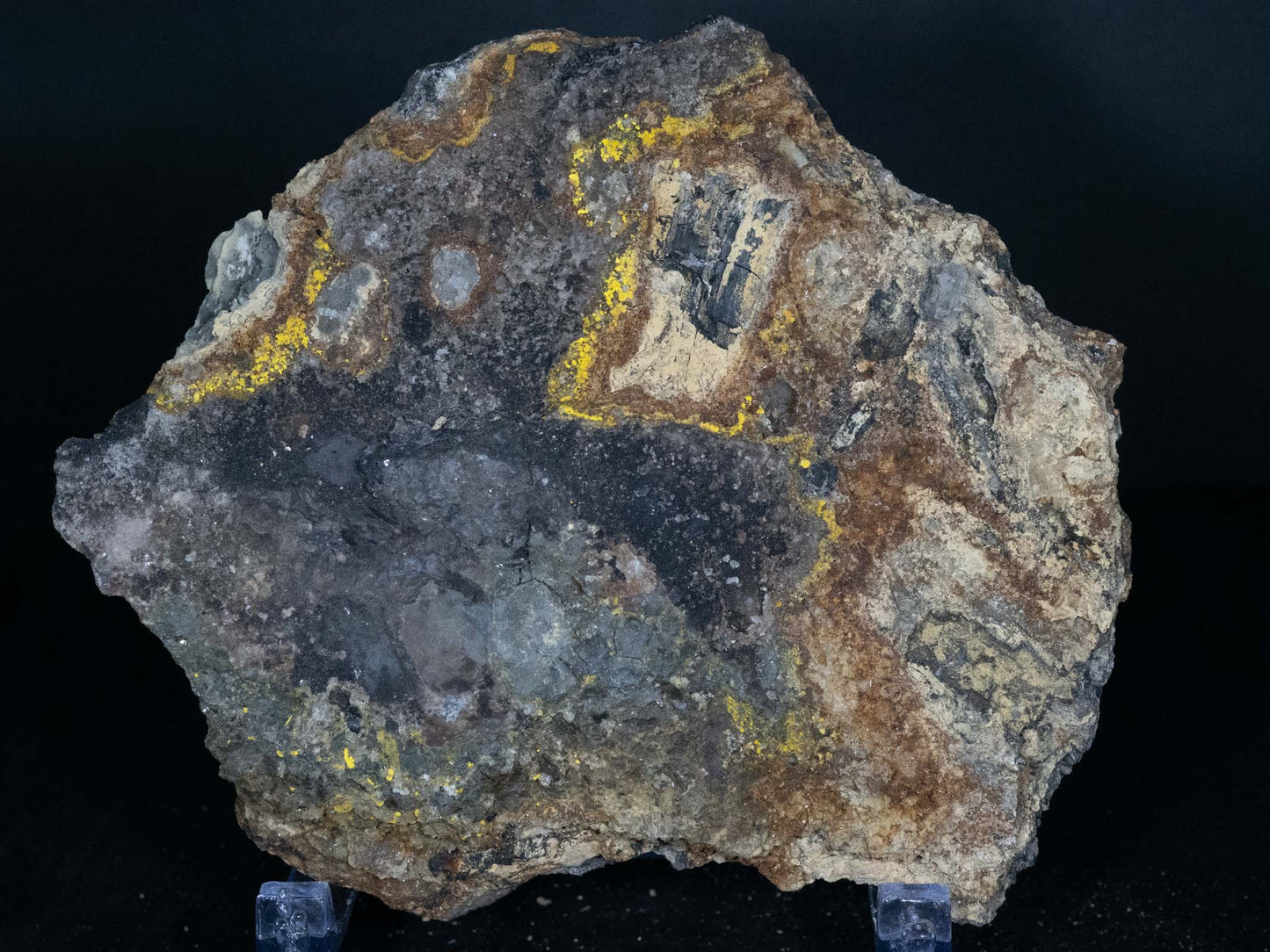 Uraninite, Carnotite, Tyuyamunite - Mi Vida Mine, Lisbon Valley Mining District, San Juan County, Utah, USA