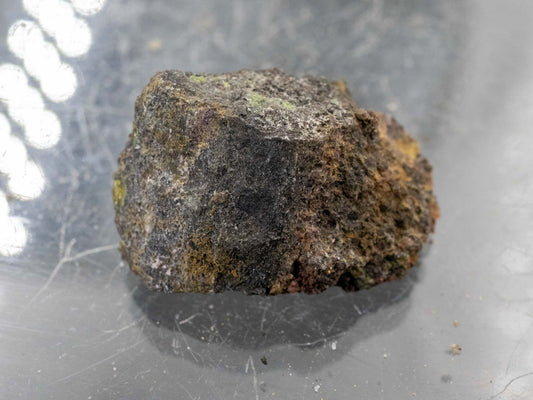 Uraninite after Wood - Radium King Mine, Red Canyon District, San Juan County, Utah, USA