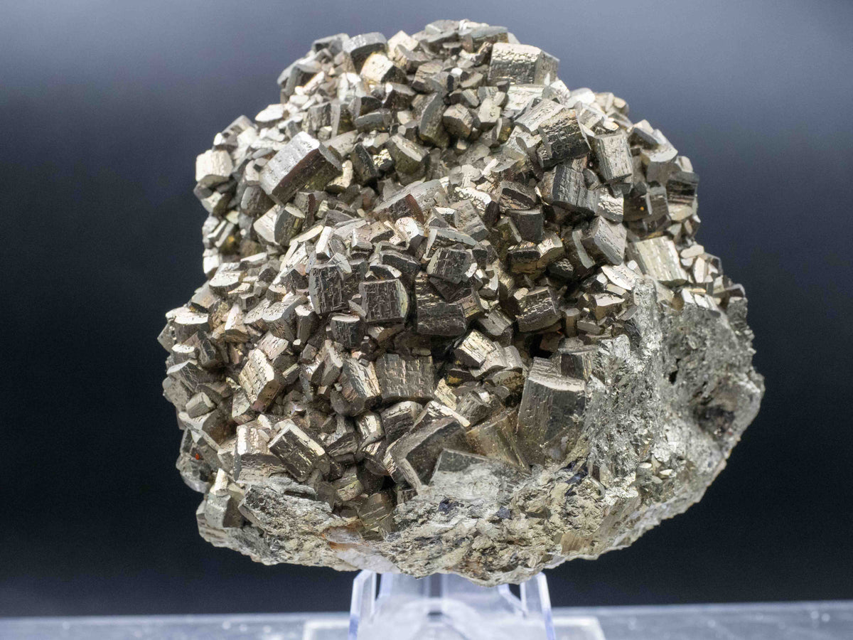 Pyrite Crystal Cluster — Nanisivik Mine, Baffin Island, Nunavut