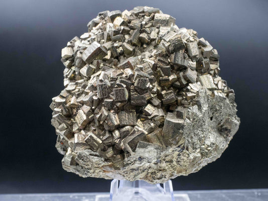 Pyrite Crystal Cluster — Nanisivik Mine, Baffin Island, Nunavut