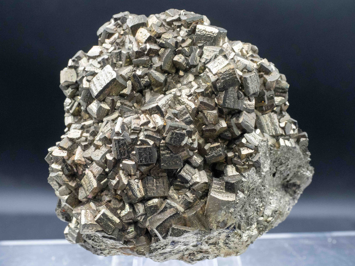 Pyrite Crystal Cluster — Nanisivik Mine, Baffin Island, Nunavut