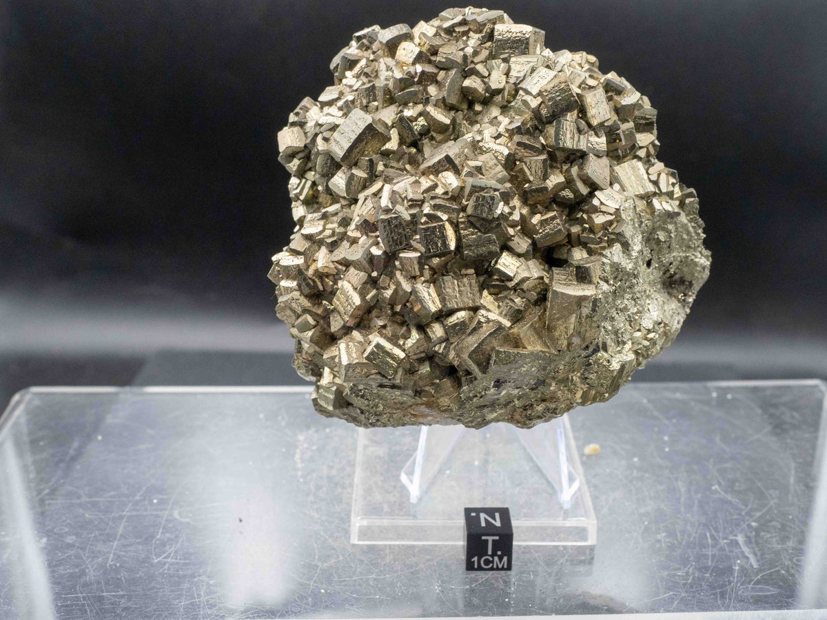 Pyrite Crystal Cluster — Nanisivik Mine, Baffin Island, Nunavut