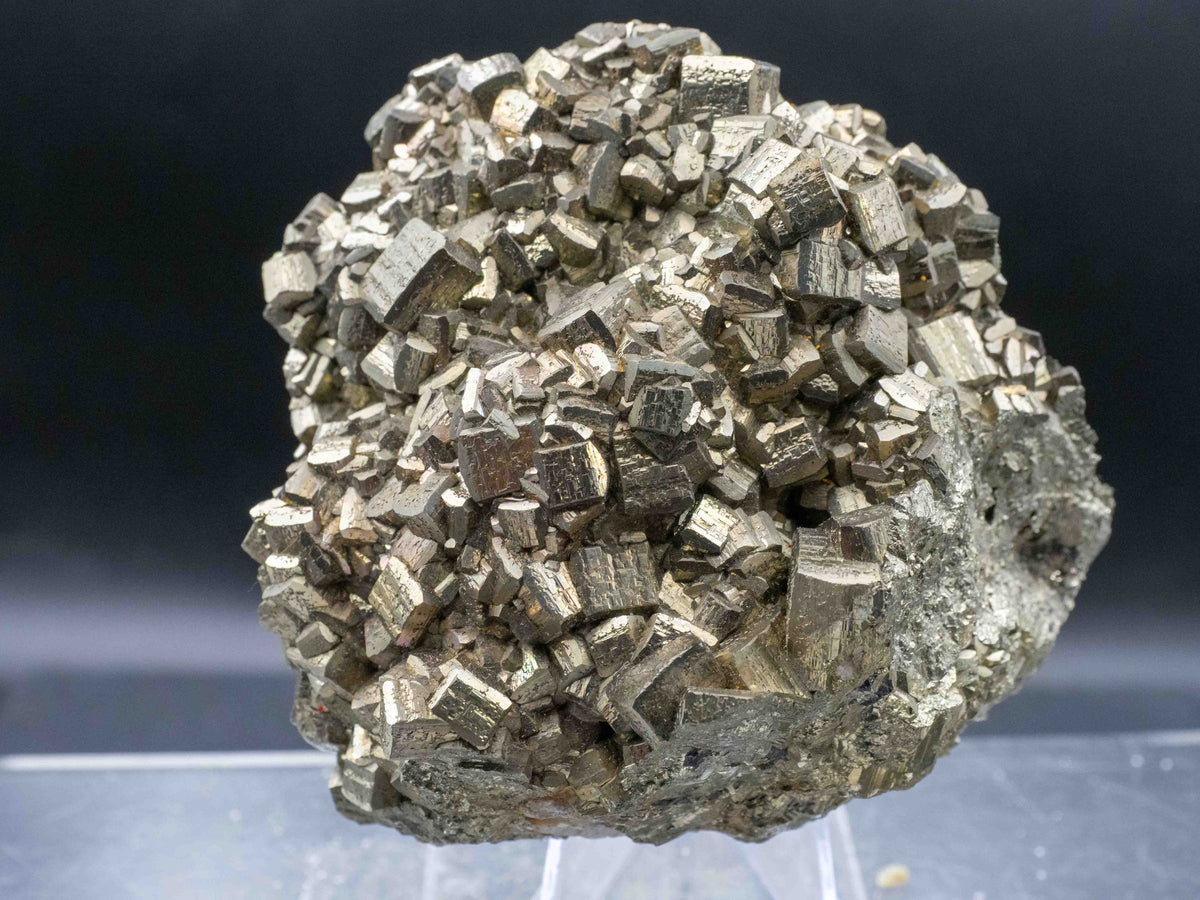 Pyrite Crystal Cluster — Nanisivik Mine, Baffin Island, Nunavut