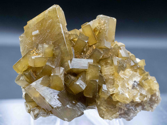Baryte var. Radiobaryte — Xiefang Mine, Ruijin Co., Jiangxi, China