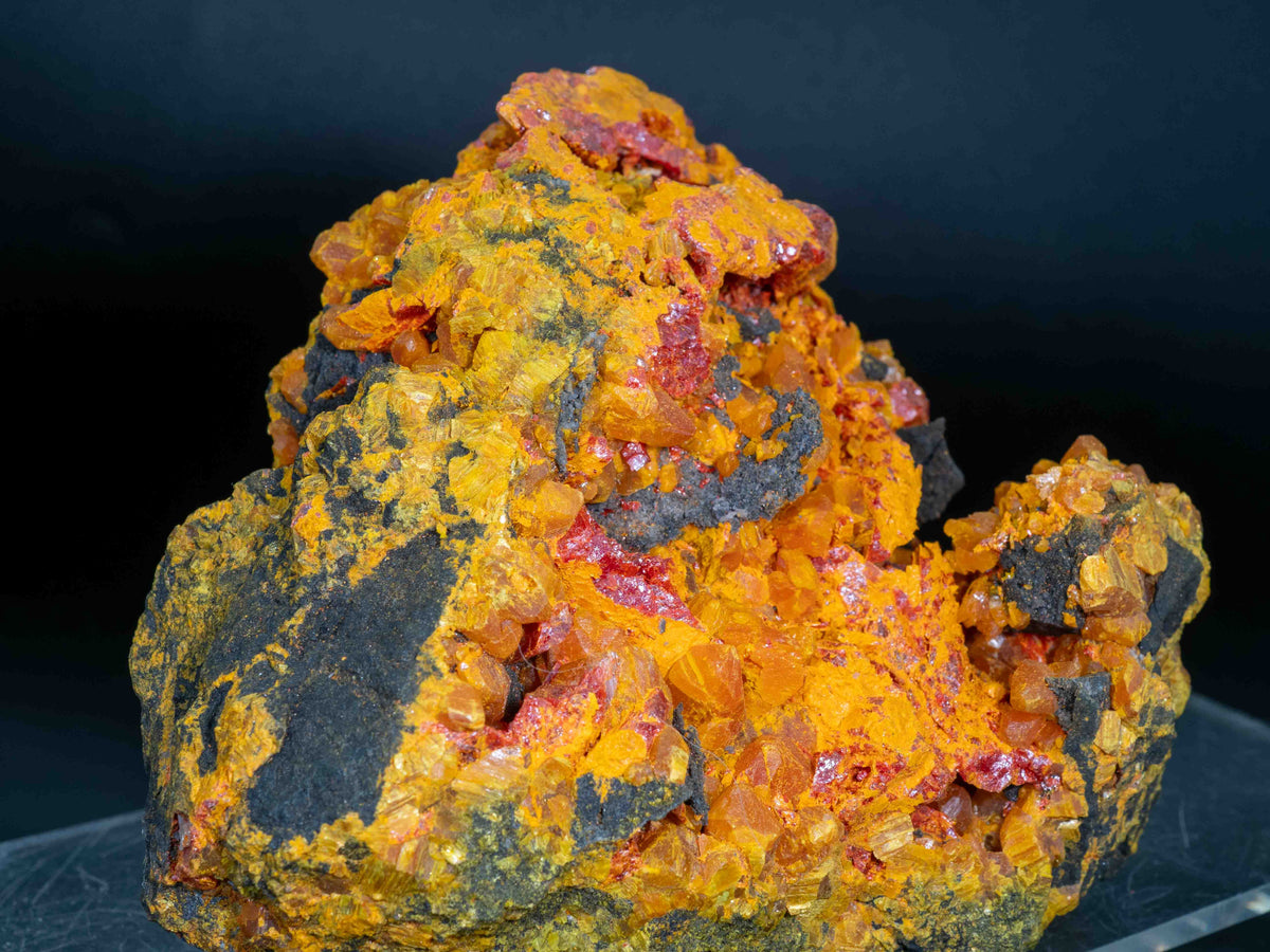 Orpiment & Realgar - Getchell Mine, Adams Peak, Potosi District, Humboldt County, USA