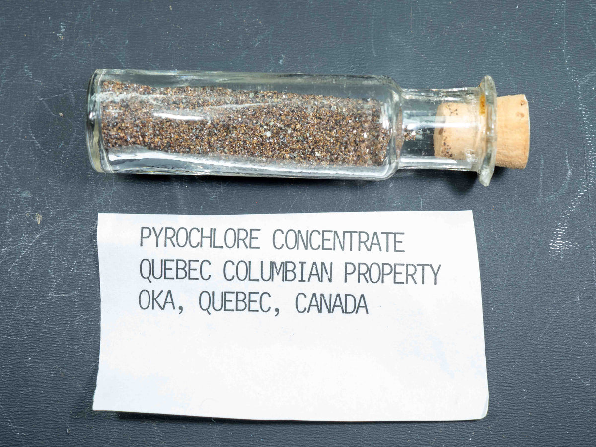 Pyrochlore Concentrate - Quebec Columbian Property, Oka, Quebec, Canada