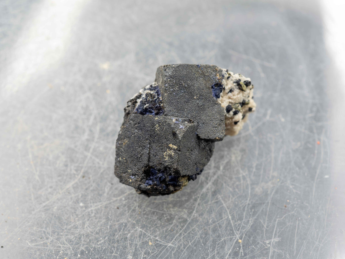 Large Twinned Uraninite Crystals - Cardiff Uranium Mine, near Bancroft, Ontario