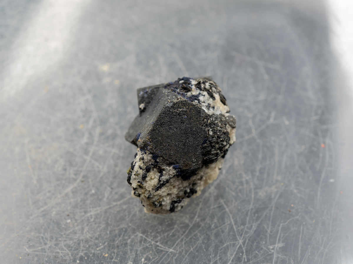 Large Twinned Uraninite Crystals - Cardiff Uranium Mine, near Bancroft, Ontario