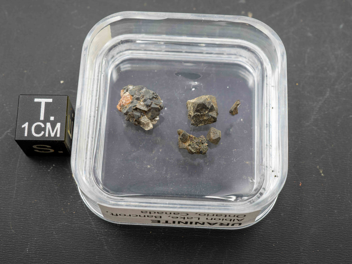Uraninite Crystals - Albion Lake, near Bancroft, Ontario