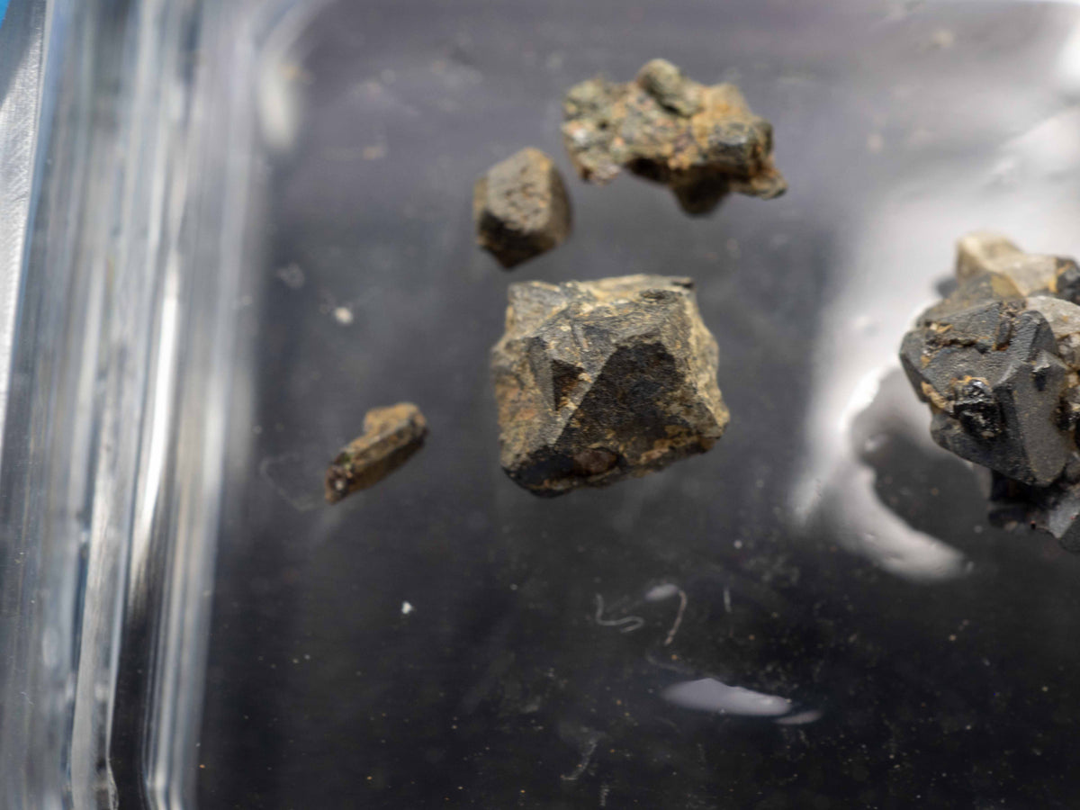 Uraninite Crystals - Albion Lake, near Bancroft, Ontario